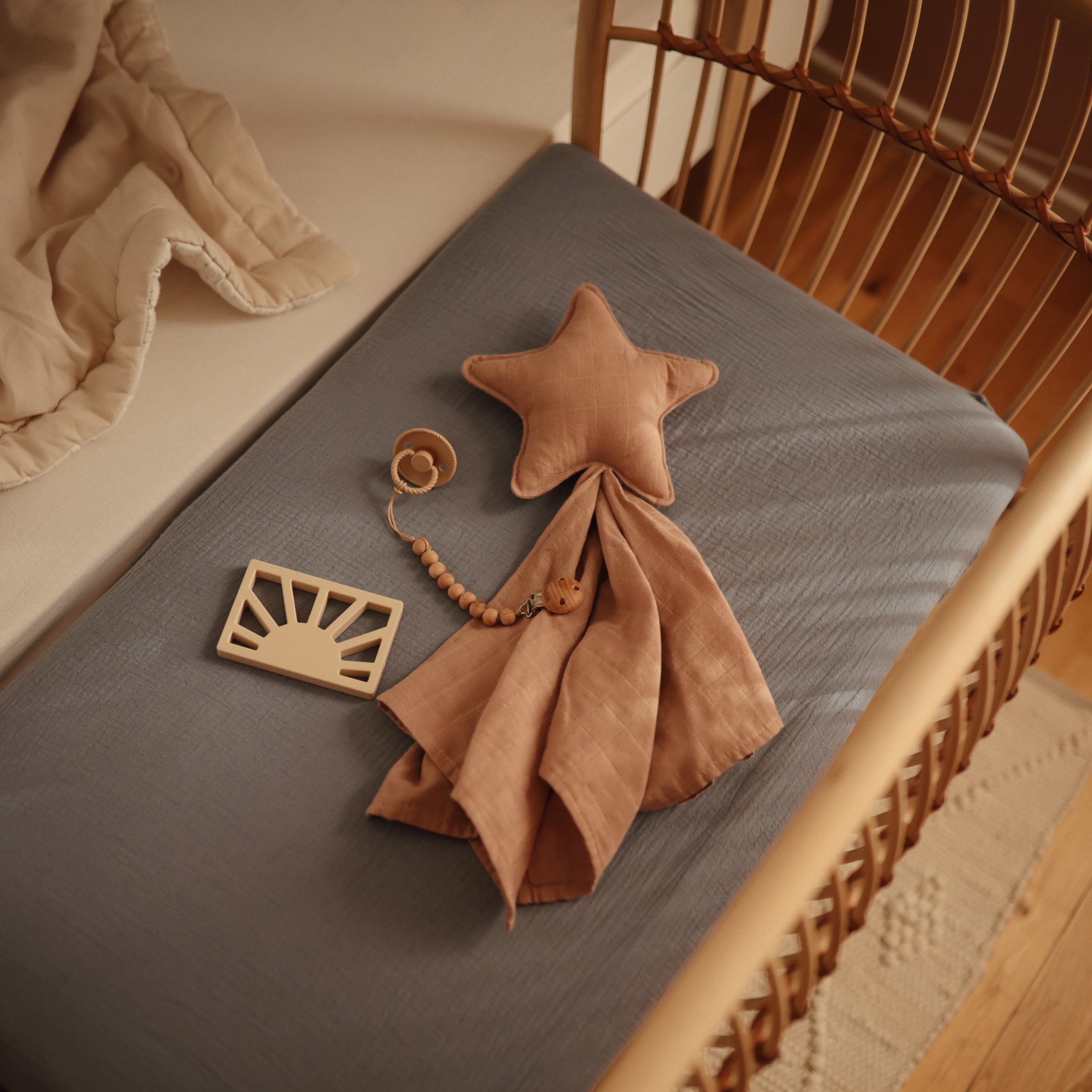 Image of Extra Soft Muslin Crib Sheet
